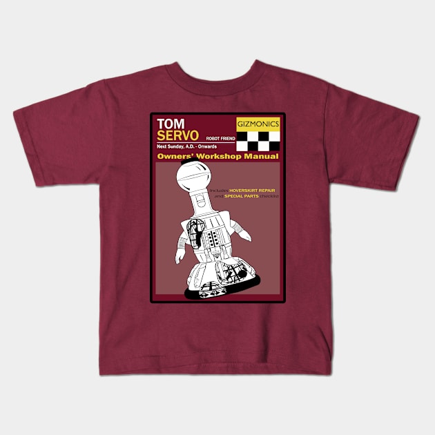 Servo Workshop Manual Kids T-Shirt by EpcotServo